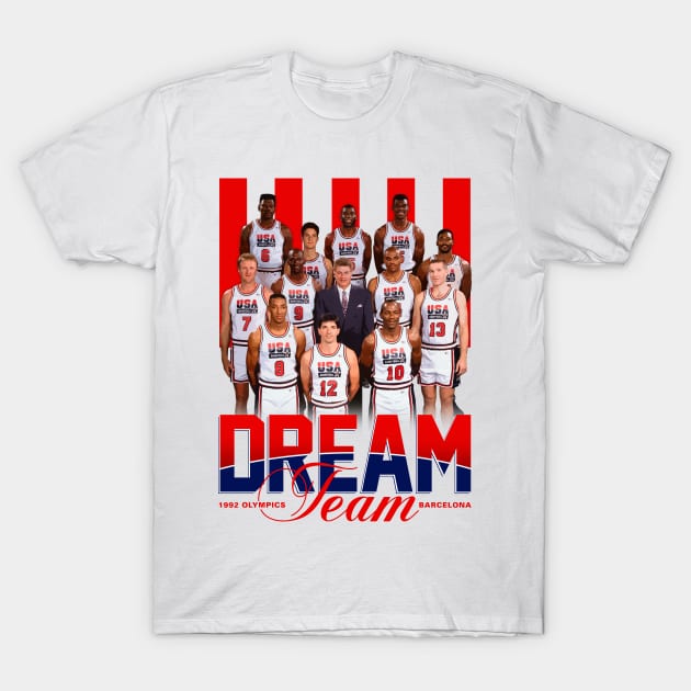 USA Dream Team T-Shirt by Juantamad